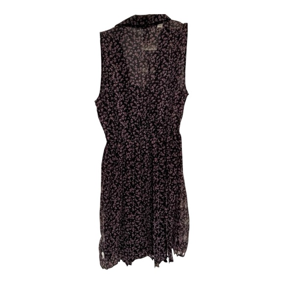 American Rag Black and pink floral Smocked Mini Sundress - Picture 2 of 5